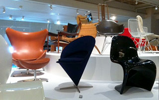 sièges design musée des arts décoratifs, Jacobsen